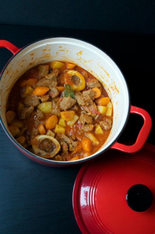 cooked kenyan beef stew